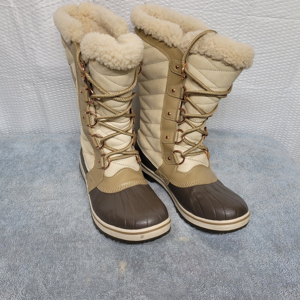 Sorel Tofino II Womens 9.5 Waterproof‎ Winter Boots Tan Brown NL2592-214